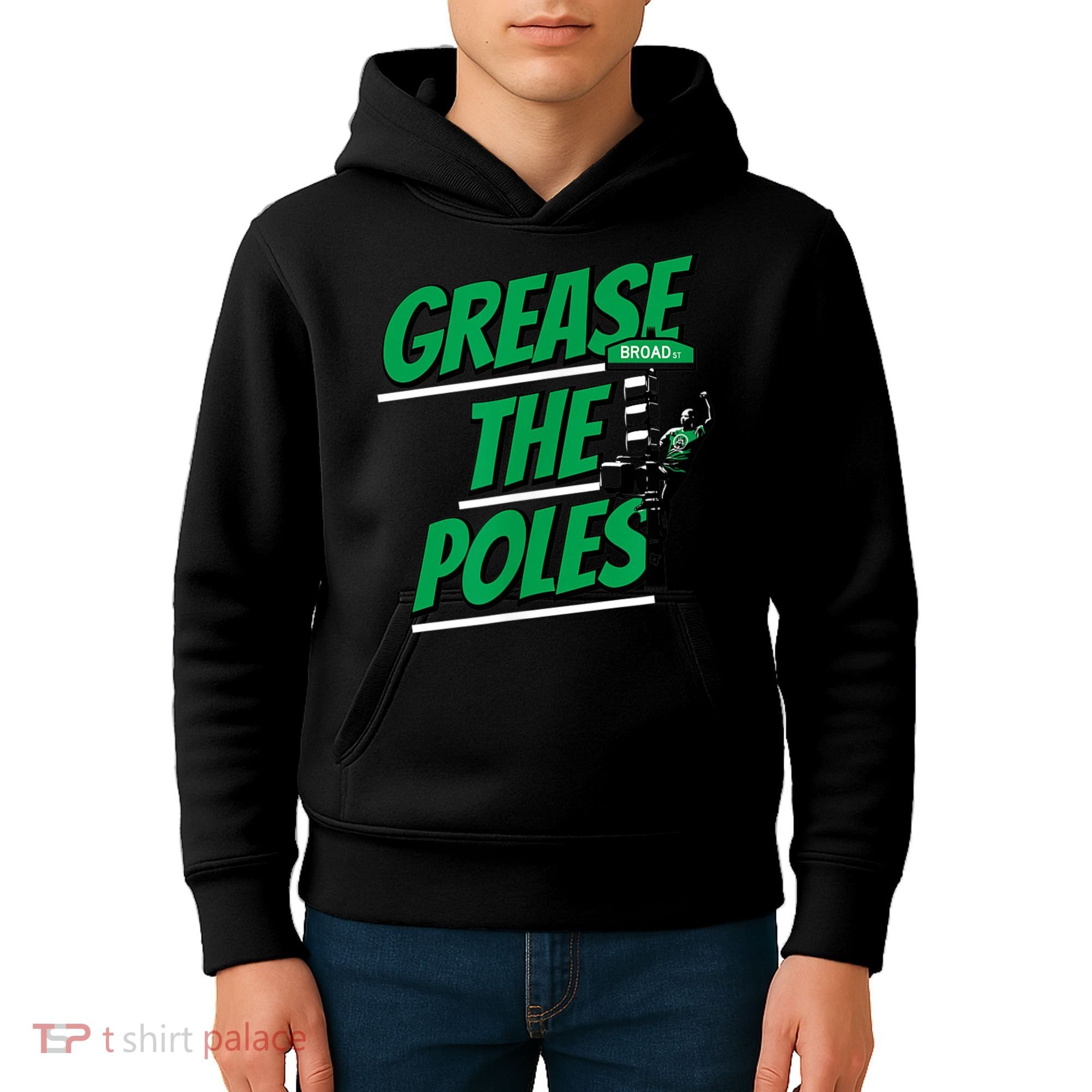 Grease The Poles Philadelphia Football Kids Hoodie