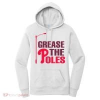Grease The Poles Philadelphia Baseball Fan Lover Women's Hoodie thumb 0