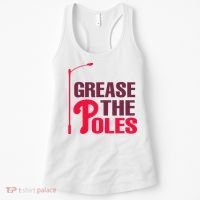 Grease The Poles Philadelphia Baseball Fan Lover Women's Tank Top thumb 0