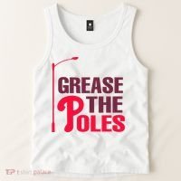 Grease The Poles Philadelphia Baseball Fan Lover Tank Top thumb 2