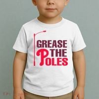 Grease The Poles Philadelphia Baseball Fan Lover Toddler T-Shirt thumb 2