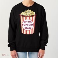 Got The Popcorn Ready Movie Night Women's Sweatshirt thumb 0