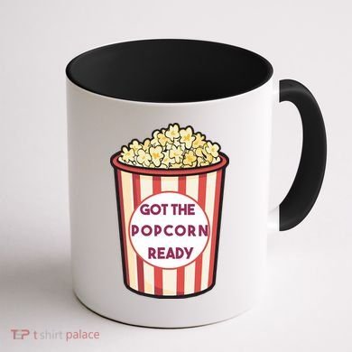 Got The Popcorn Ready Movie Night Coffee Mug back