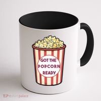 Got The Popcorn Ready Movie Night Coffee Mug thumb 1