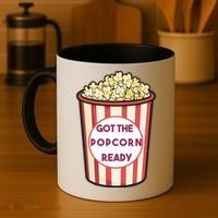 Got The Popcorn Ready Movie Night Coffee Mug thumb 4