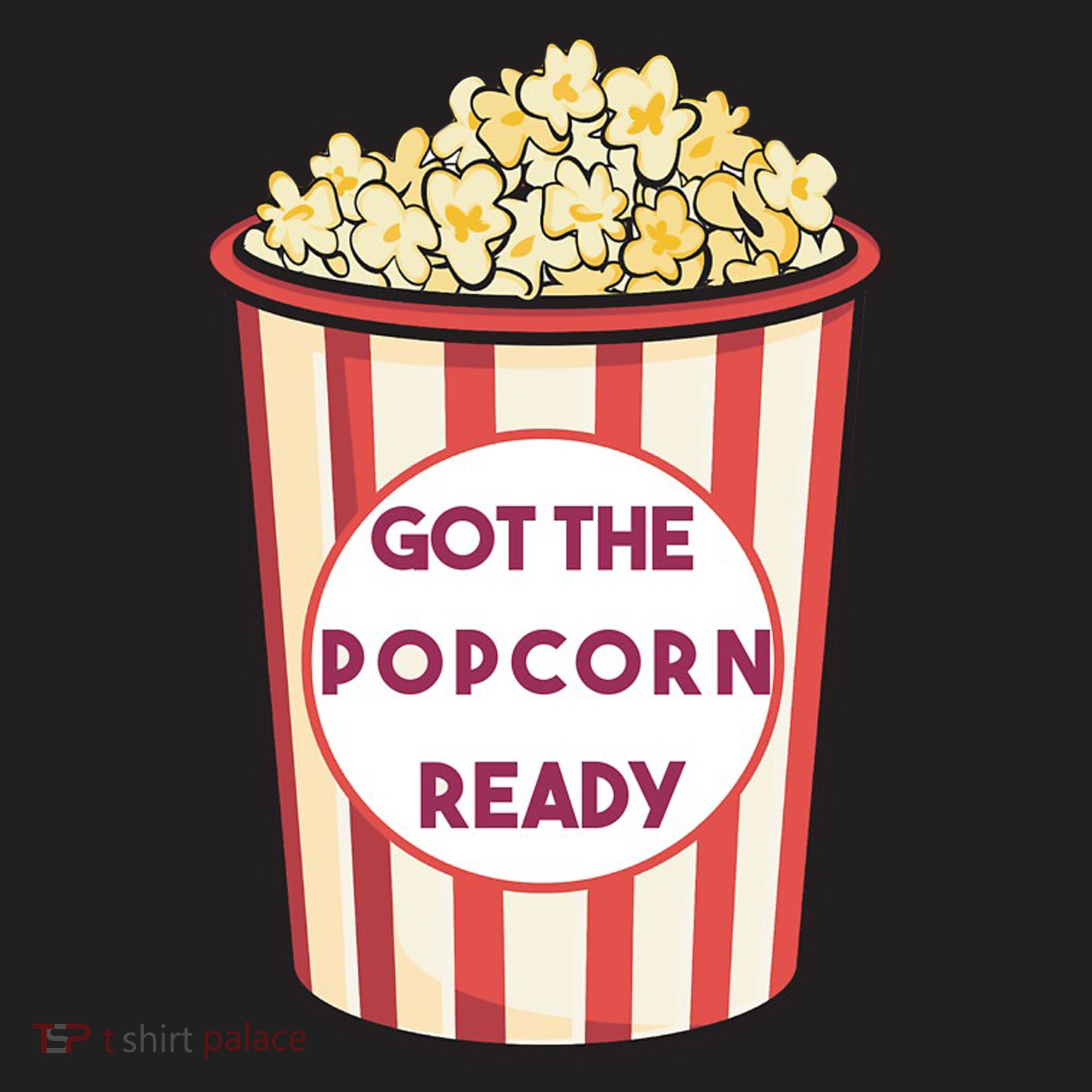 Got The Popcorn Ready Movie Night Golf Towel