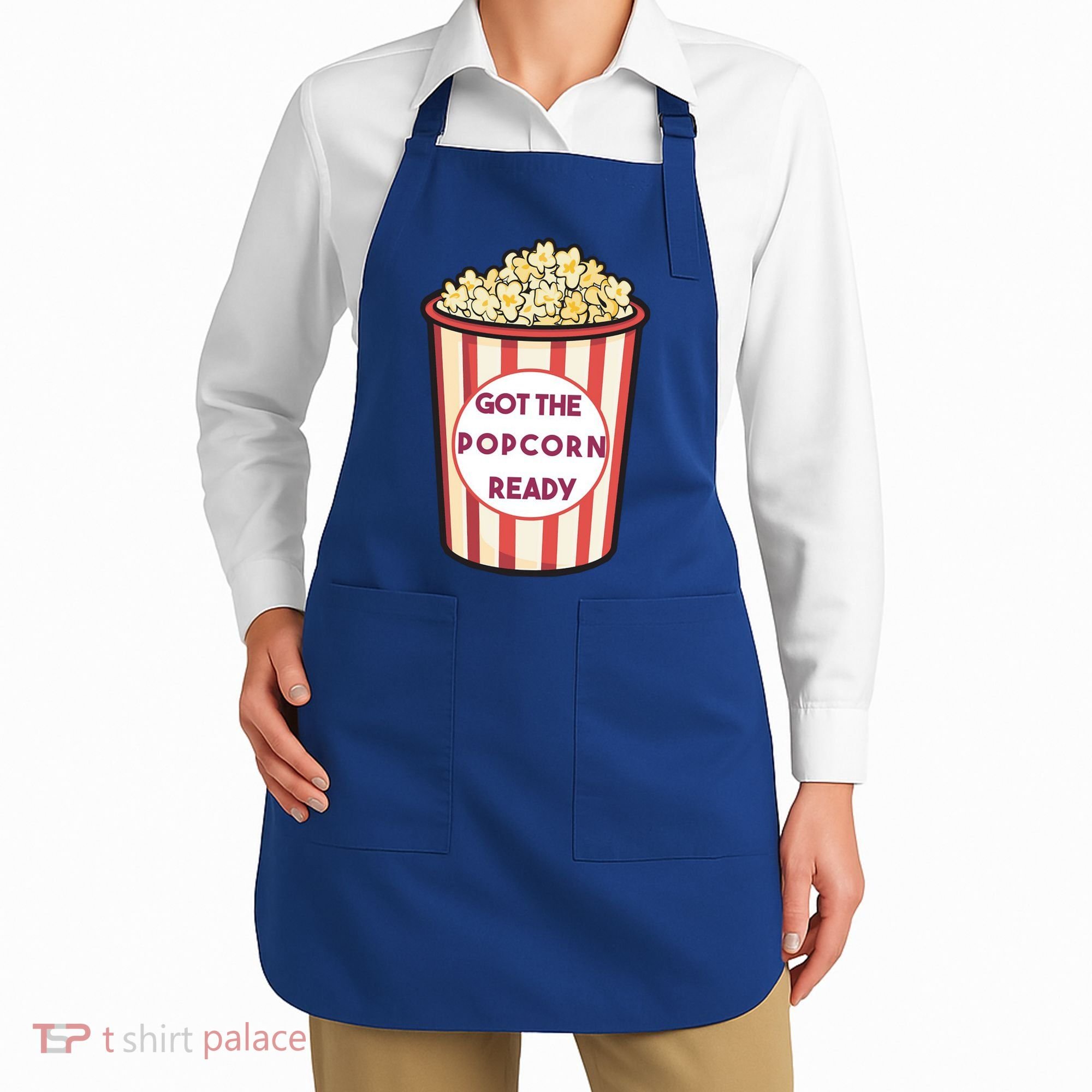 Got The Popcorn Ready Movie Night Apron