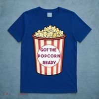Got The Popcorn Ready Movie Night T-Shirt thumb 5