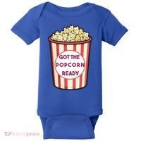 Got The Popcorn Ready Movie Night Baby Bodysuit thumb 0
