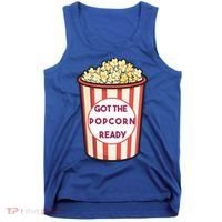 Got The Popcorn Ready Movie Night Tank Top thumb 0