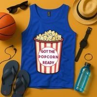 Got The Popcorn Ready Movie Night Tank Top thumb 4