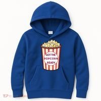 Got The Popcorn Ready Movie Night Kids Hoodie thumb 0