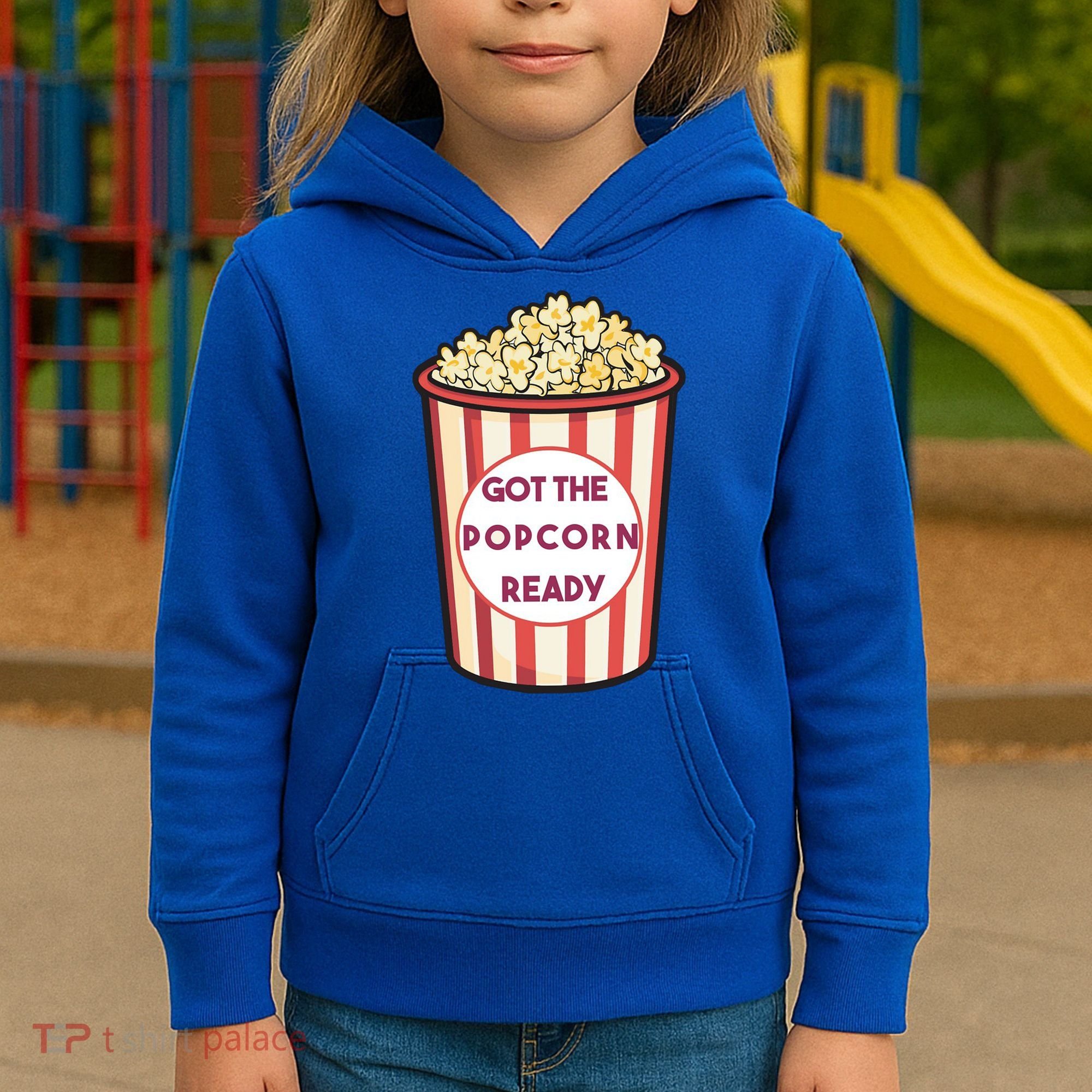Got The Popcorn Ready Movie Night Kids Hoodie