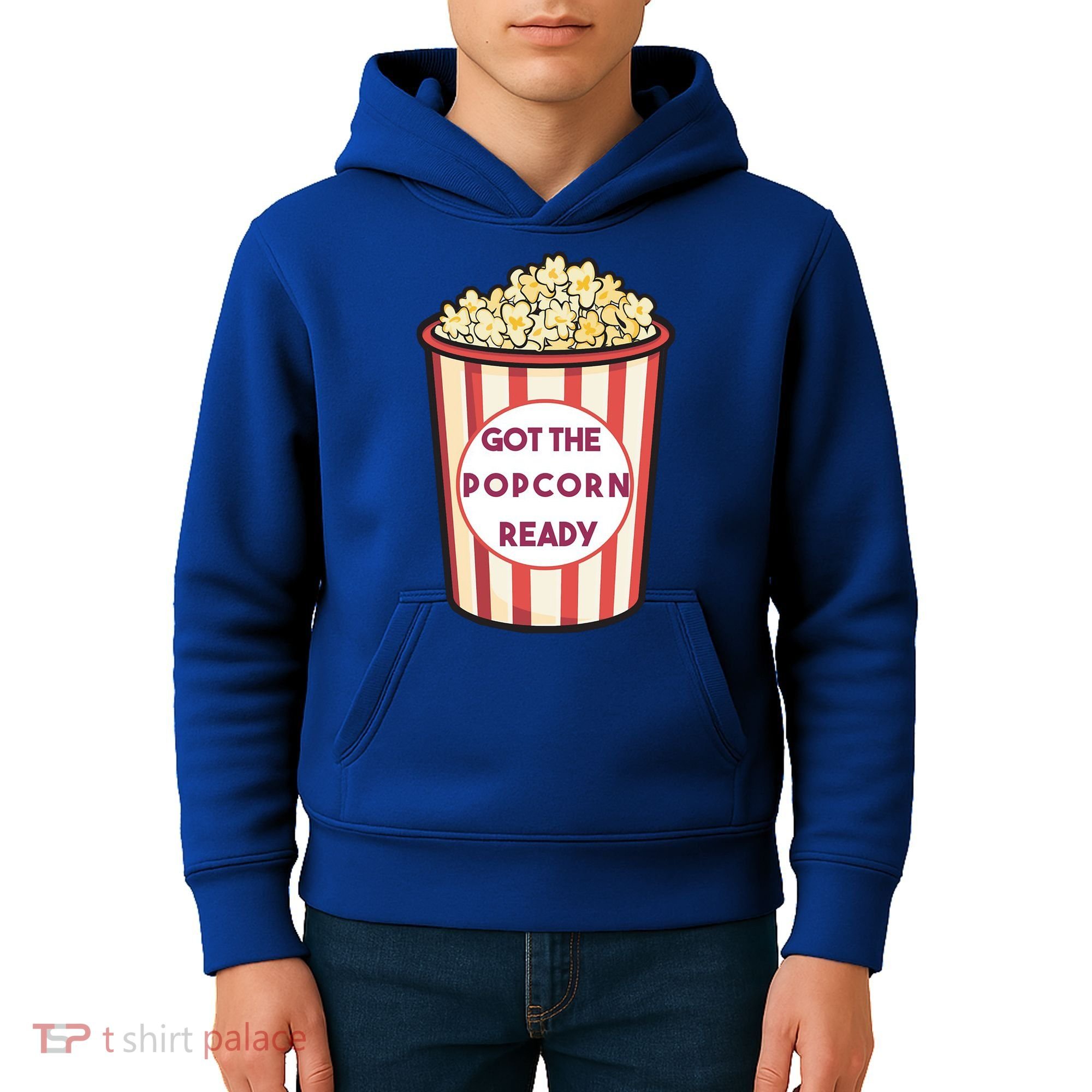 Got The Popcorn Ready Movie Night Kids Hoodie