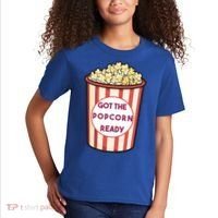 Got The Popcorn Ready Movie Night Kids T-Shirt thumb 2