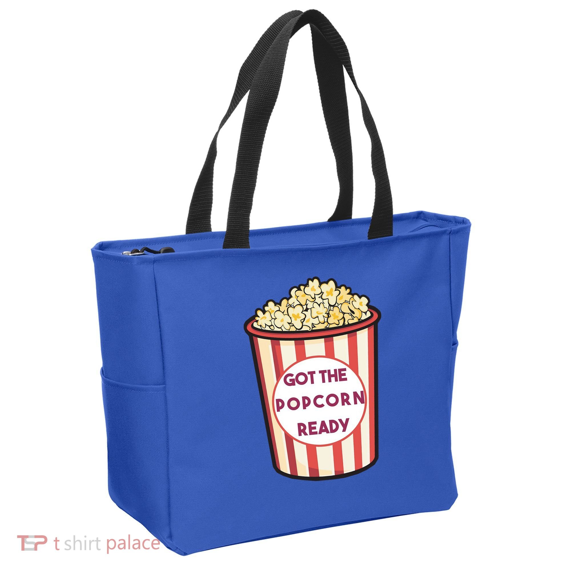 Got The Popcorn Ready Movie Night Tote Bag