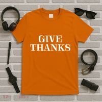 Give Thanks Positive Quote Thanksgiving T-Shirt thumb 5