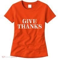 Give Thanks Positive Quote Thanksgiving Women's T-Shirt thumb 0