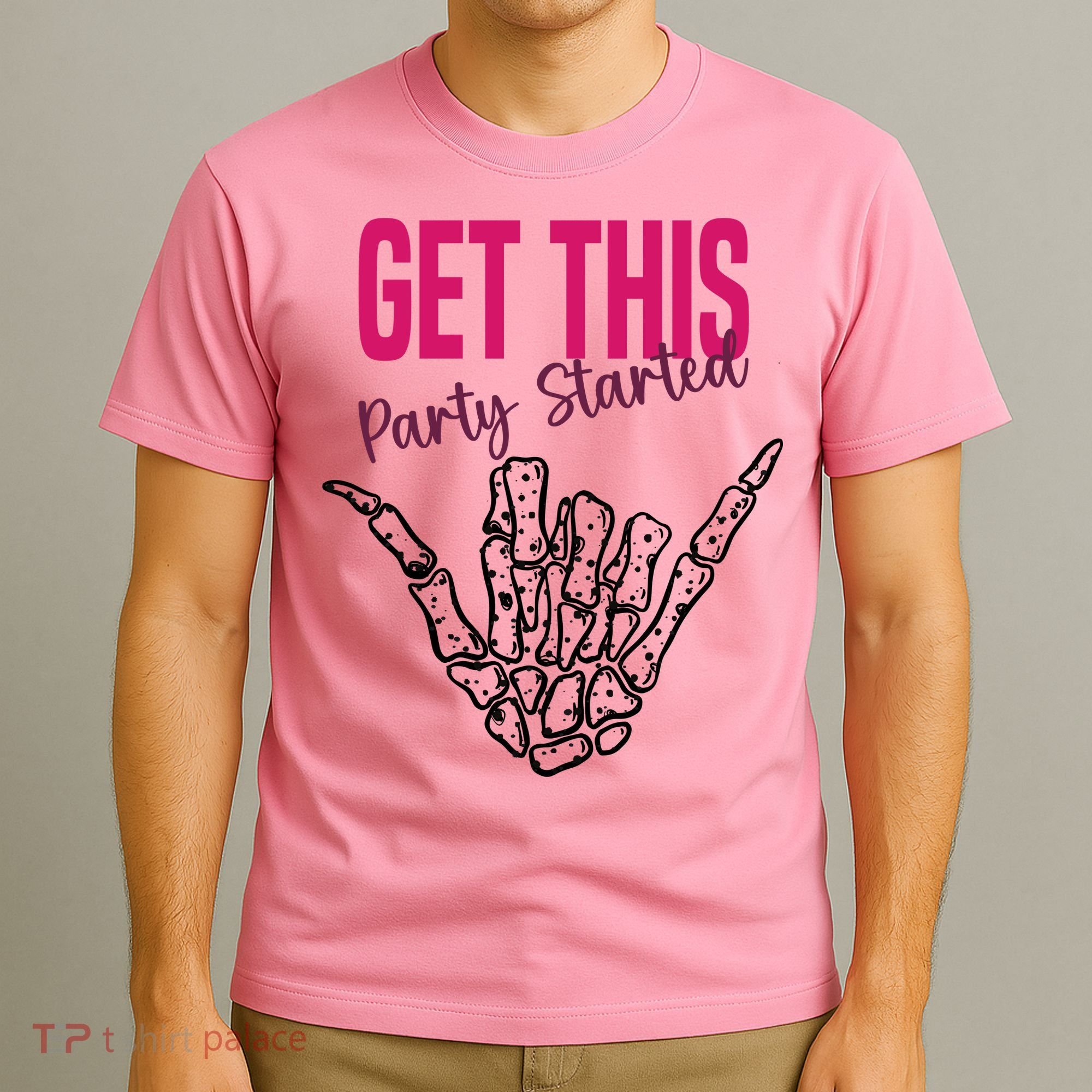 Get This Party Started Rock Skeleton T-Shirt