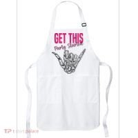 Get This Party Started Rock Skeleton Apron thumb 0