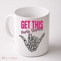 Get This Party Started Rock Skeleton Coffee Mug thumb 0
