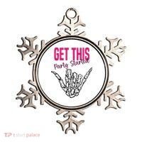 Get This Party Started Rock Skeleton Ornament thumb 0