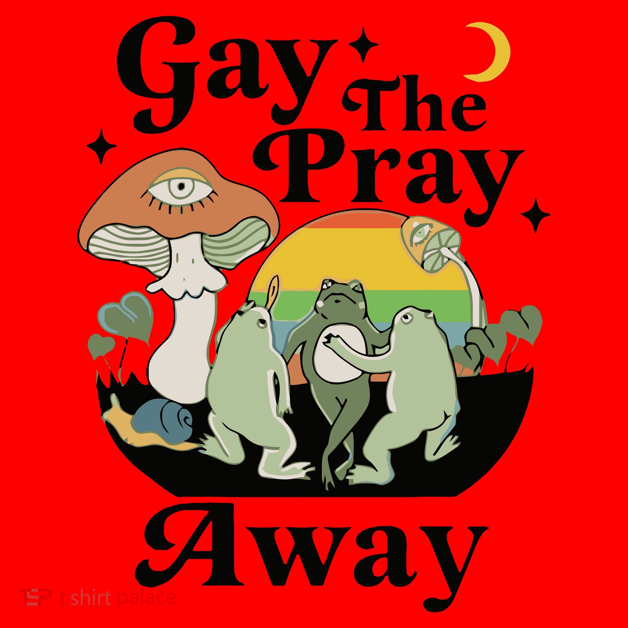 Gay The Pray Away Pride Santa Hat