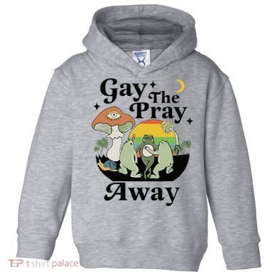 Gay The Pray Away Pride Toddler Hoodie