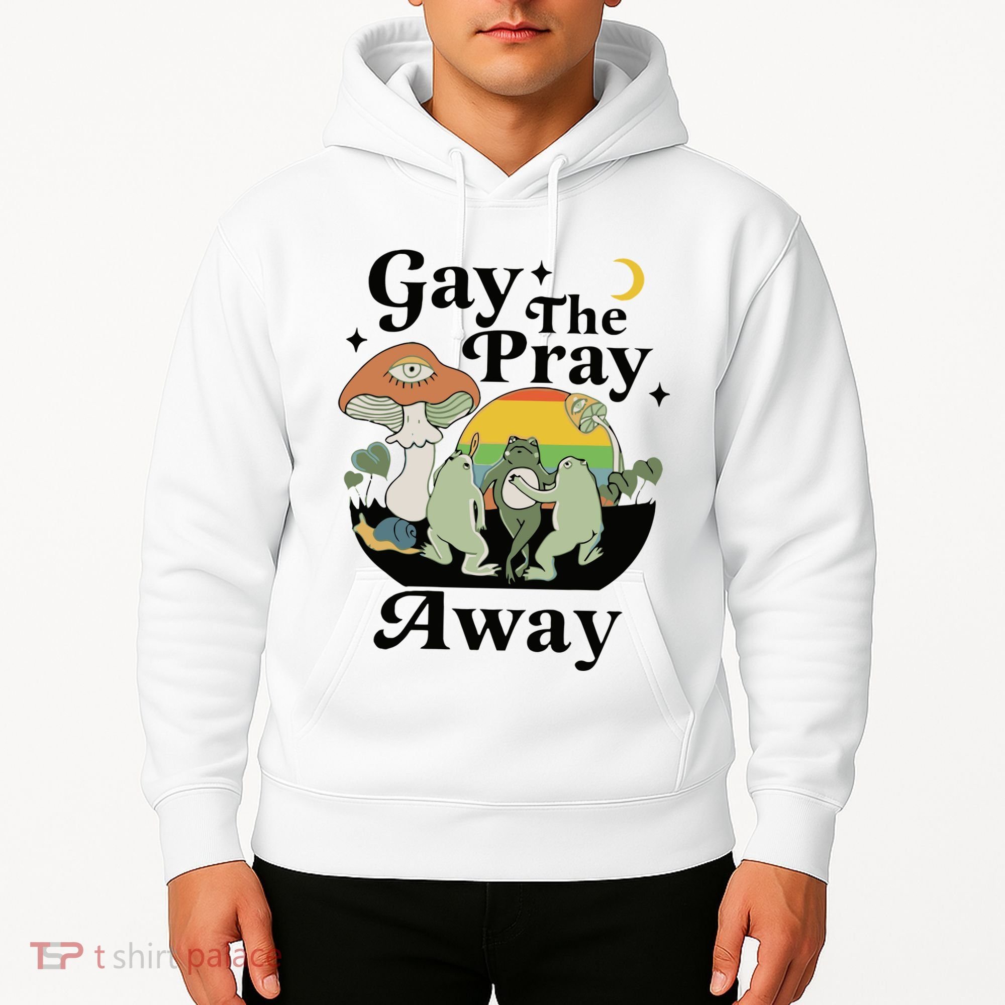 Gay The Pray Away Pride Hoodie