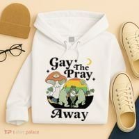 Gay The Pray Away Pride Hoodie thumb 4