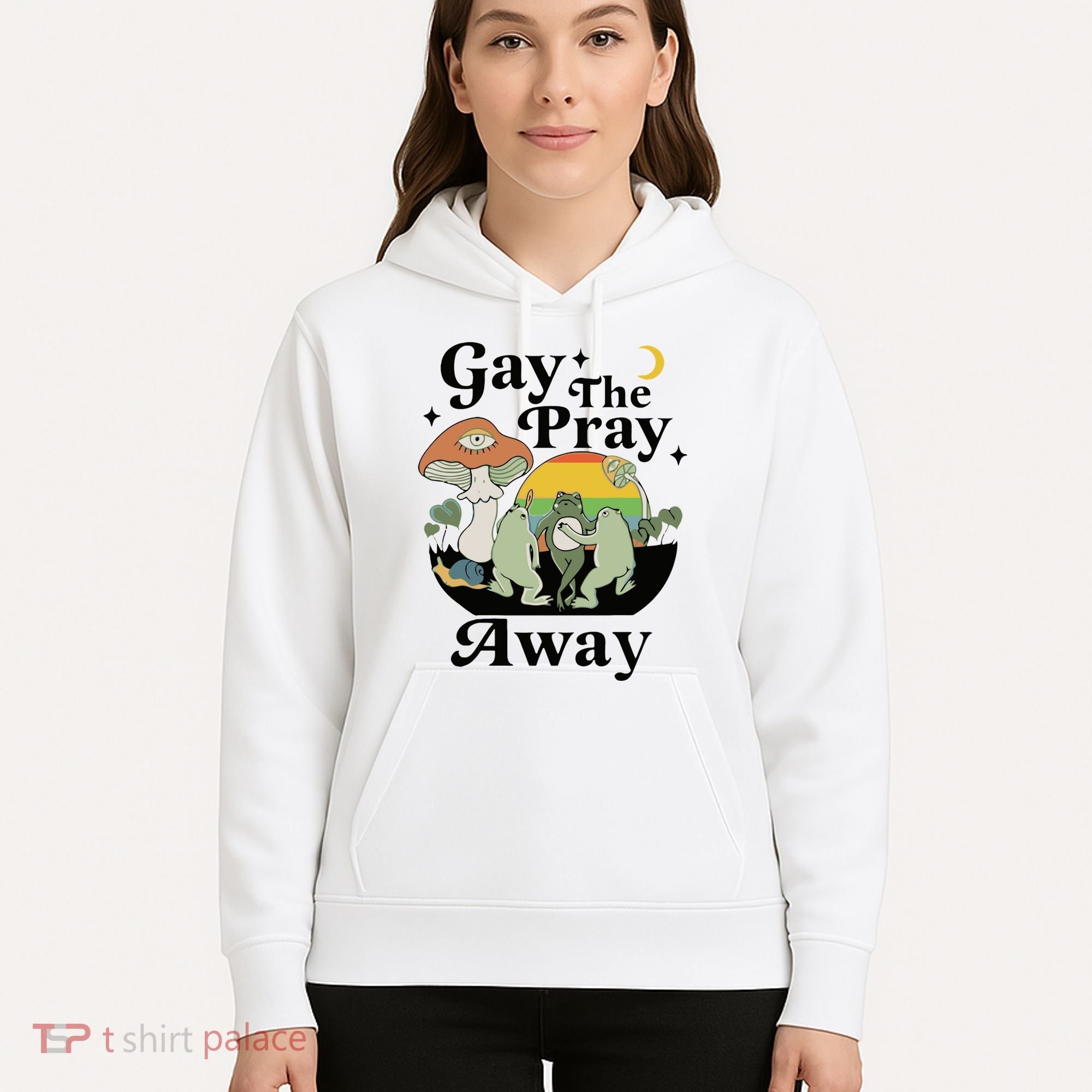 Gay The Pray Away Pride Hoodie