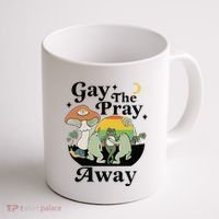 Gay The Pray Away Pride Coffee Mug thumb 1