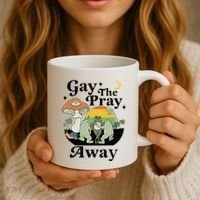 Gay The Pray Away Pride Coffee Mug thumb 3