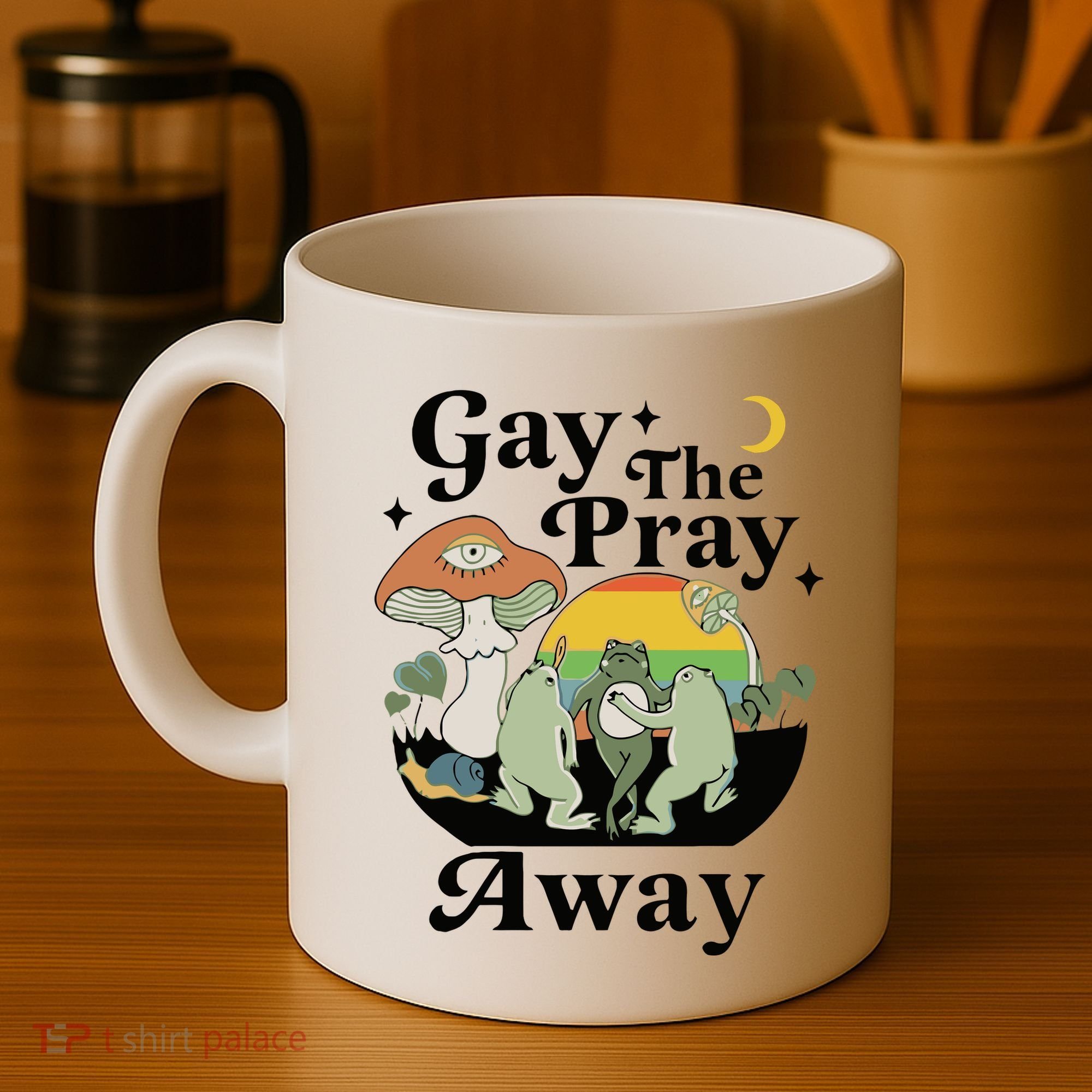Gay The Pray Away Pride Coffee Mug