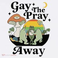 Gay The Pray Away Pride Ornament thumb 1