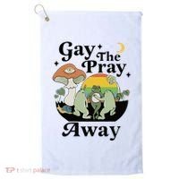 Gay The Pray Away Pride Golf Towel thumb 0