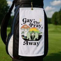 Gay The Pray Away Pride Golf Towel thumb 2