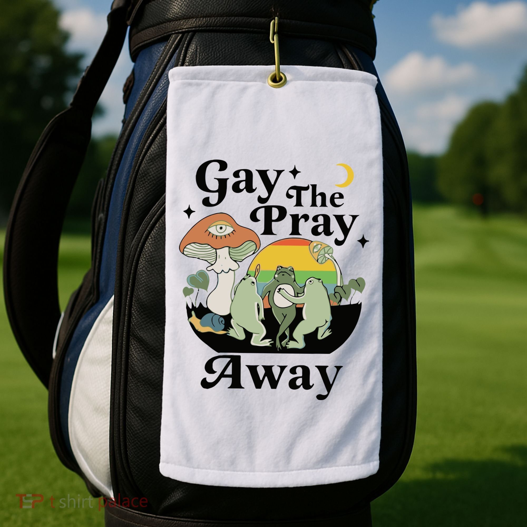 Gay The Pray Away Pride Golf Towel