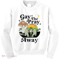 Gay The Pray Away Pride Kids Sweatshirt thumb 0
