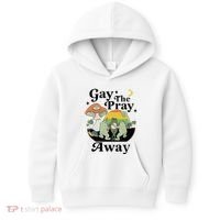 Gay The Pray Away Pride Kids Hoodie thumb 0