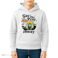 Gay The Pray Away Pride Kids Hoodie thumb 4