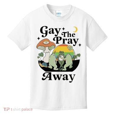 Gay The Pray Away Pride Kids T-Shirt
