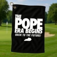 Goose21tees The Pope Era Begins Golf Towel thumb 1