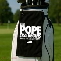 Goose21tees The Pope Era Begins Golf Towel thumb 2