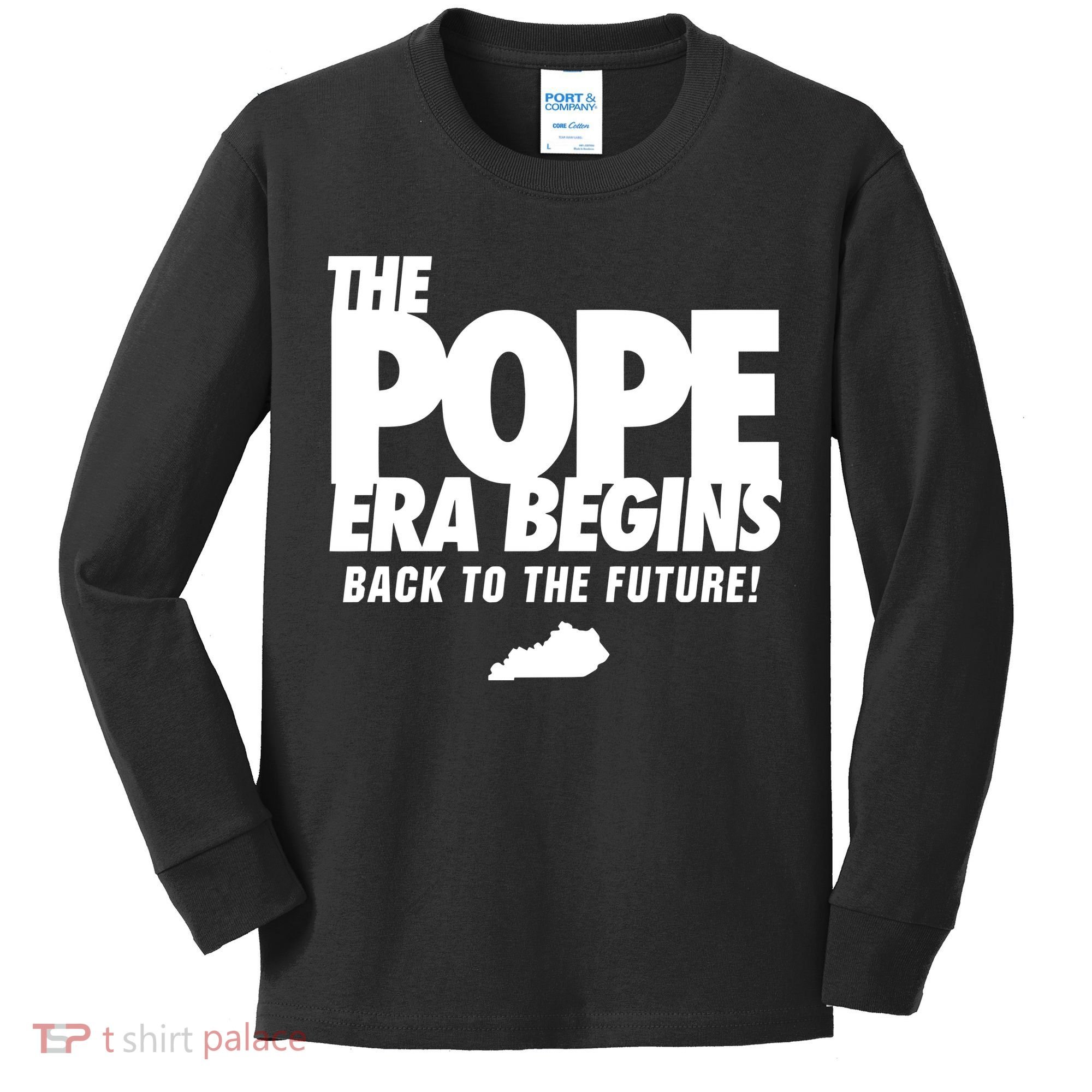 Goose21tees The Pope Era Begins Kids Long Sleeve Shirt