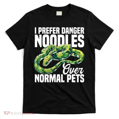 Green Tree Python Cage Reptile Keeper Snake Food Python T-Shirt