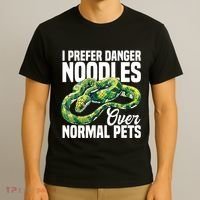Green Tree Python Cage Reptile Keeper Snake Food Python T-Shirt thumb 3