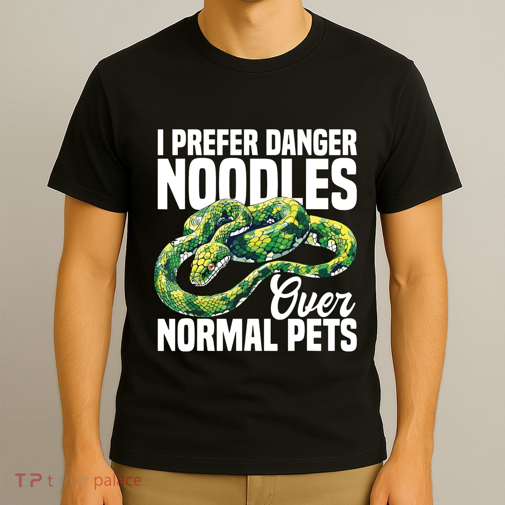 Green Tree Python Cage Reptile Keeper Snake Food Python T-Shirt