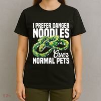 Green Tree Python Cage Reptile Keeper Snake Food Python T-Shirt thumb 4