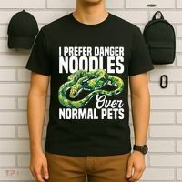 Green Tree Python Cage Reptile Keeper Snake Food Python T-Shirt thumb 6